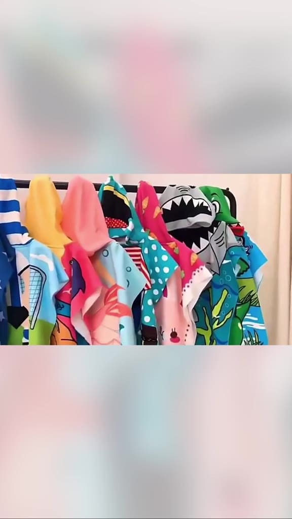TOALHA DE PRAIA/PISCINA INFANTIL