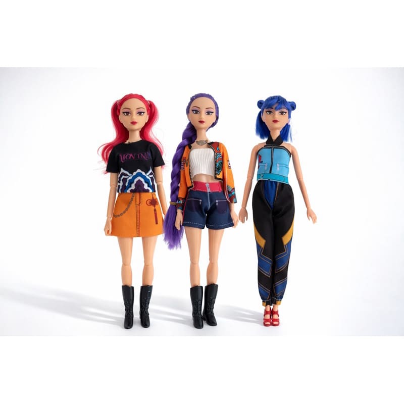 Boneca K-Pop Musical Articulada 30Cm Guerreiras Do K-Pop